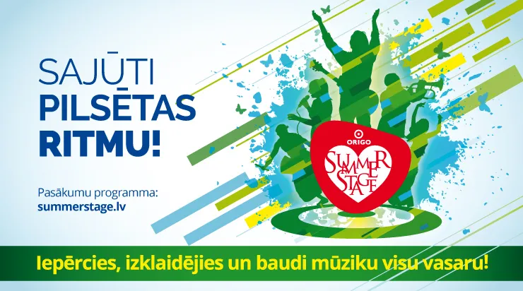 AR MAESTRO RAIMONDA PAULA 80 GADU JUBILEJAI VELTĪTU IZSTĀDI VĒRIENĪGI TIKS ATKLĀTA “ORIGO SUMMER STAGE” 7. SEZONA