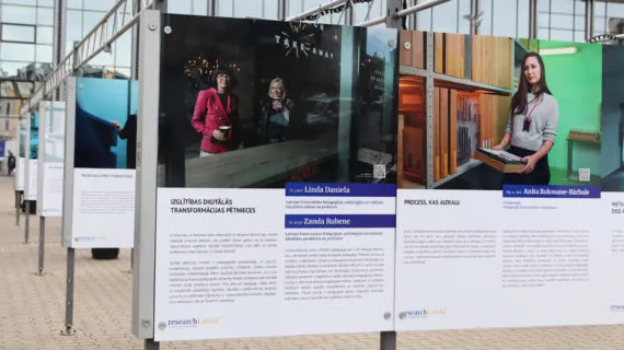 Pie t/c „Origo” atklāta izstāde „Zinātne iedvesmo!” par 50 Latvijas zinātniekiem un zinātniecēm