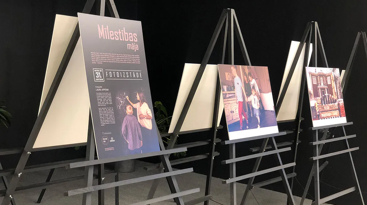 T/c Origo 2.stāvā atklāta izstāde “Mīlestības māja”