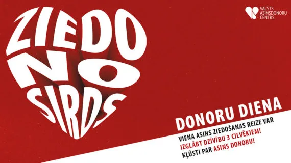 Starptautiskā asinsdonoru diena laukumā pie t/c Origo