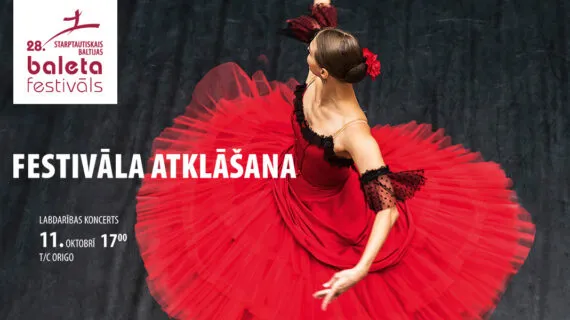 Ar labdarības koncertu tirdzniecības centrā “Origo” atklās 28. Baltijas baleta festivālu