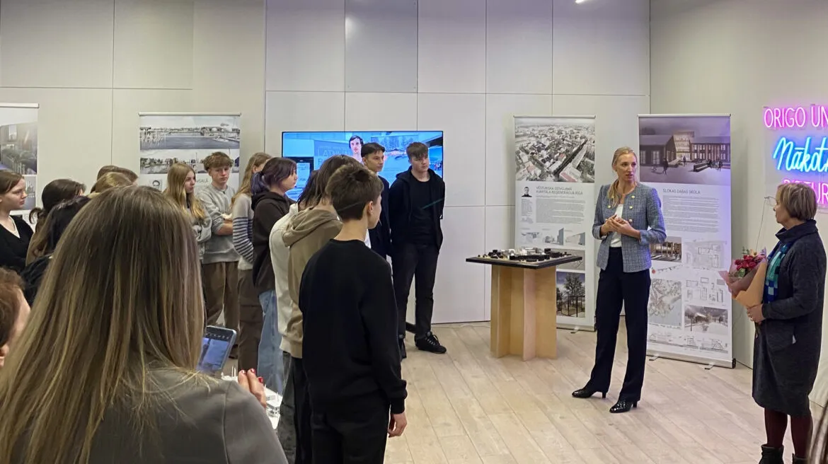 New exhibition “Dream Projects of Young Architects” opened at RTU and Origo future stop