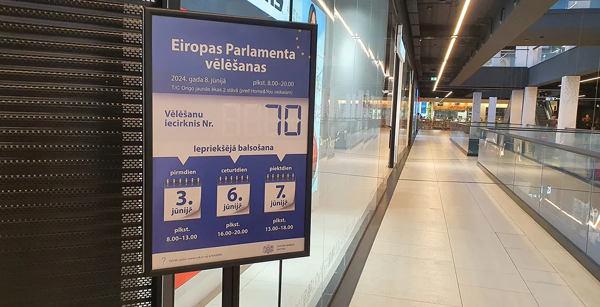 T/C “Origo” ikvienam ērti pieejams 2024. gada Eiropas Parlamenta vēlēšanu iecirknis