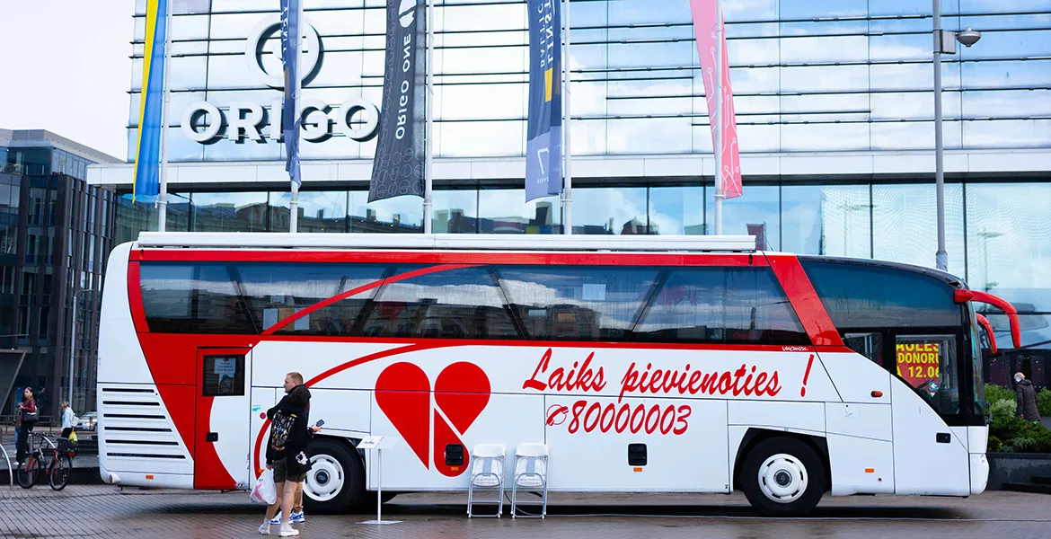 На площади около т/ц “Origo” состоялось крупнейшее мероприятие донорской недели “У нас одно кровообращение”