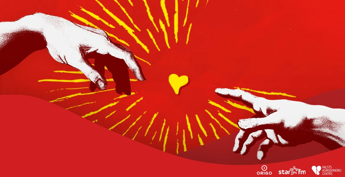 12. jūnijā laukumā pie t/c “Origo” notiks asinsdonoru nedēļai veltīts pasākums “Mums ir viena asinsrite”