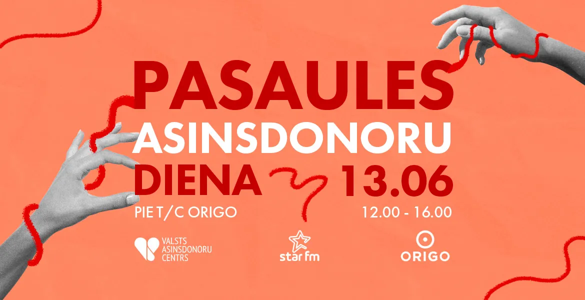 Valsts asinsdonoru centrs jūnijā atzīmē asinsdonoru nedēļu