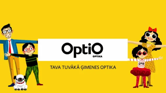 Pēc rekonstrukcijas atvērts jauns OptiO optikas veikals t/c Origo