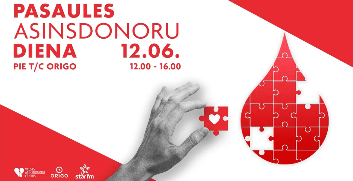 Valsts asinsdonoru centrs jūnijā atzīmē asinsdonoru nedēļu