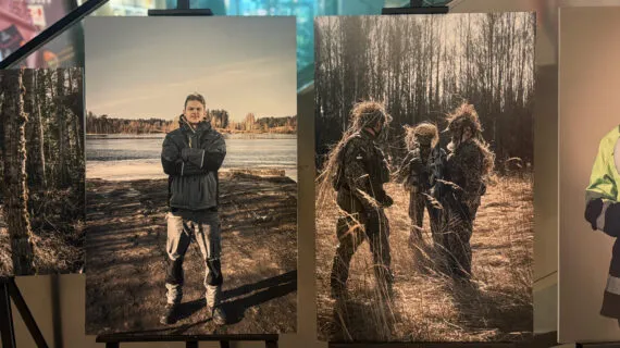 T/c “Origo” apskatāma Zemessardzes 35. gadadienai veltītā fotoizstāde “Divas puses”